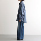 Used Denim Baggy Pants #DARK BLUE [ID-PT53]