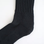 LOOSE PILE CREW SOCKS #CHARCOAL [R1334-AW25]