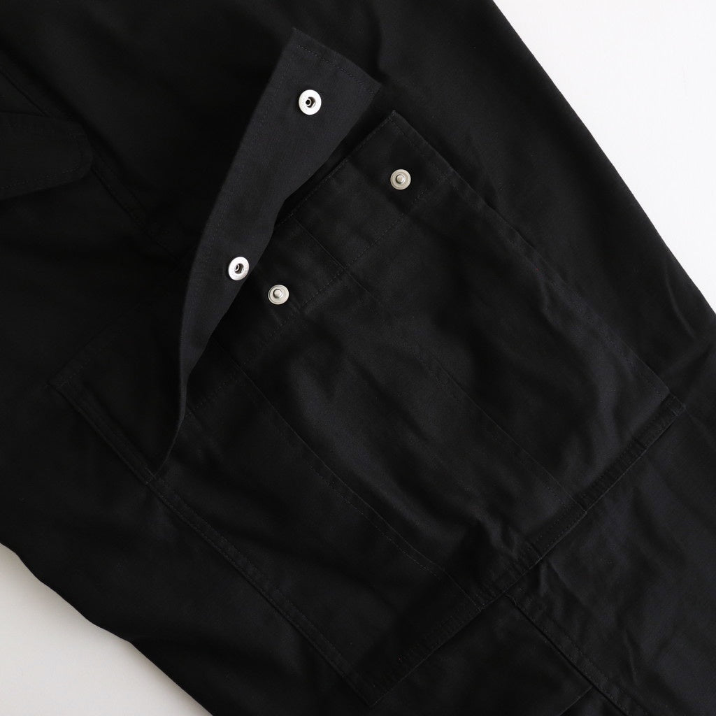 BACK SATEEN FIELD PANTS #BLACK [FSC251-40137]