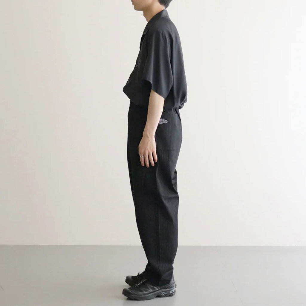CORPORATE EASY PANTS #BLACK STRIPE [FSC253-40227B]