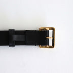 SQUARE BUCKLE BELT #BLACK [A25SB05RP-M]