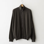 SUPER HIGH GAUGE SWEAT ZIP BLOUSON #DARK BROWN [A25AB01CU]