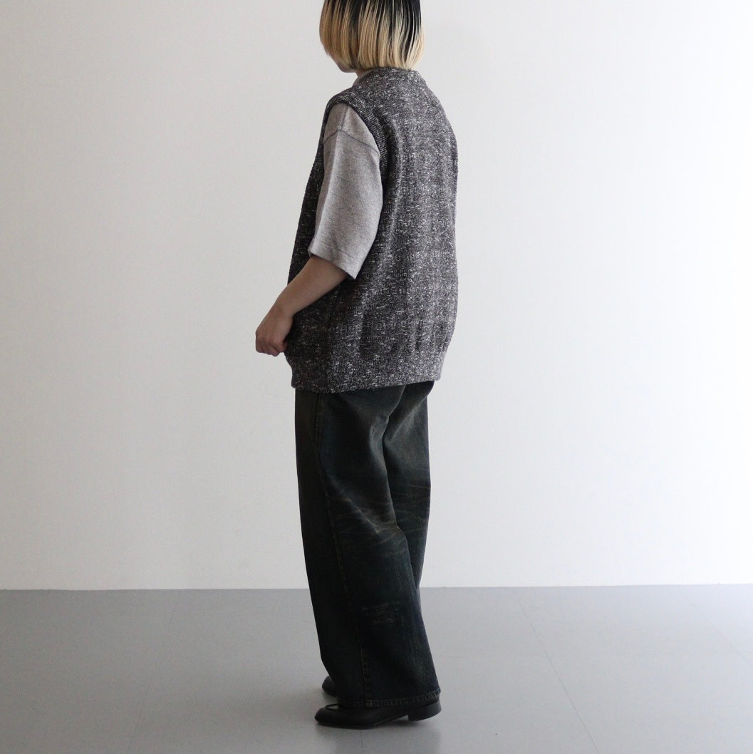 Links Zip Up Vest #Brown [2501-017]