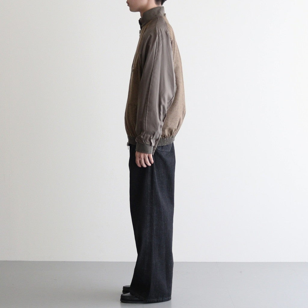 Wool Nylon Reversible Harrington Jacket #OLIVE [YK25FW01058B]