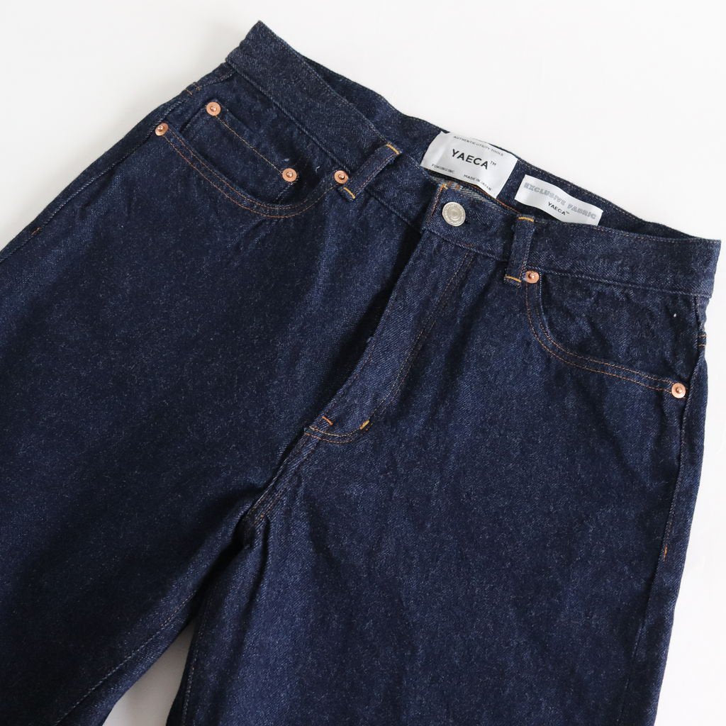 DENIM PANTS WIDE STRAIGHT #INDIGO [13-13WW]