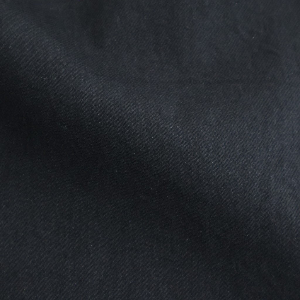 Denim Wide Straight Pants #BLACK [YK26SS01294P]
