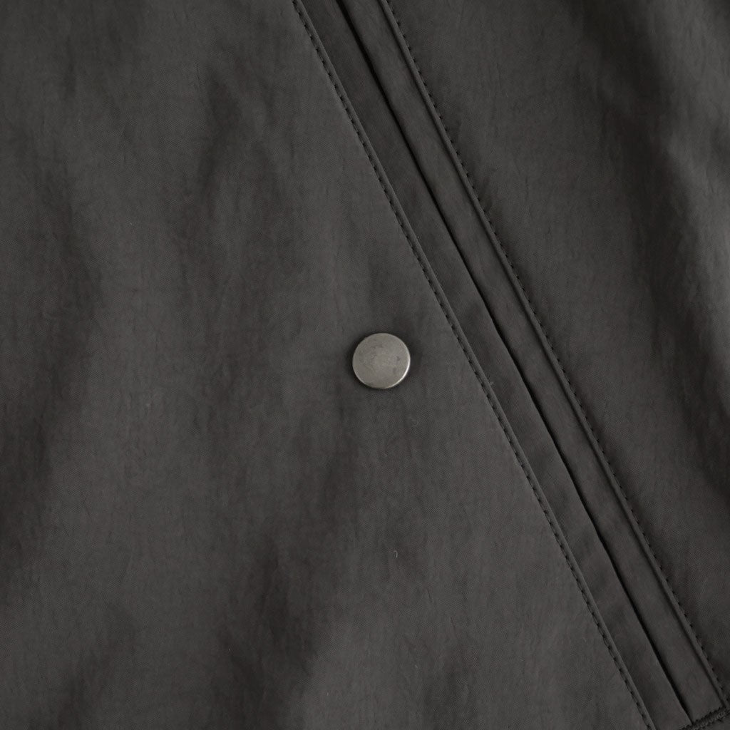 FIBRIL NYLON SATIN FLIGHT JACKET #CHARCOAL GRAY [JKAGLW0200]