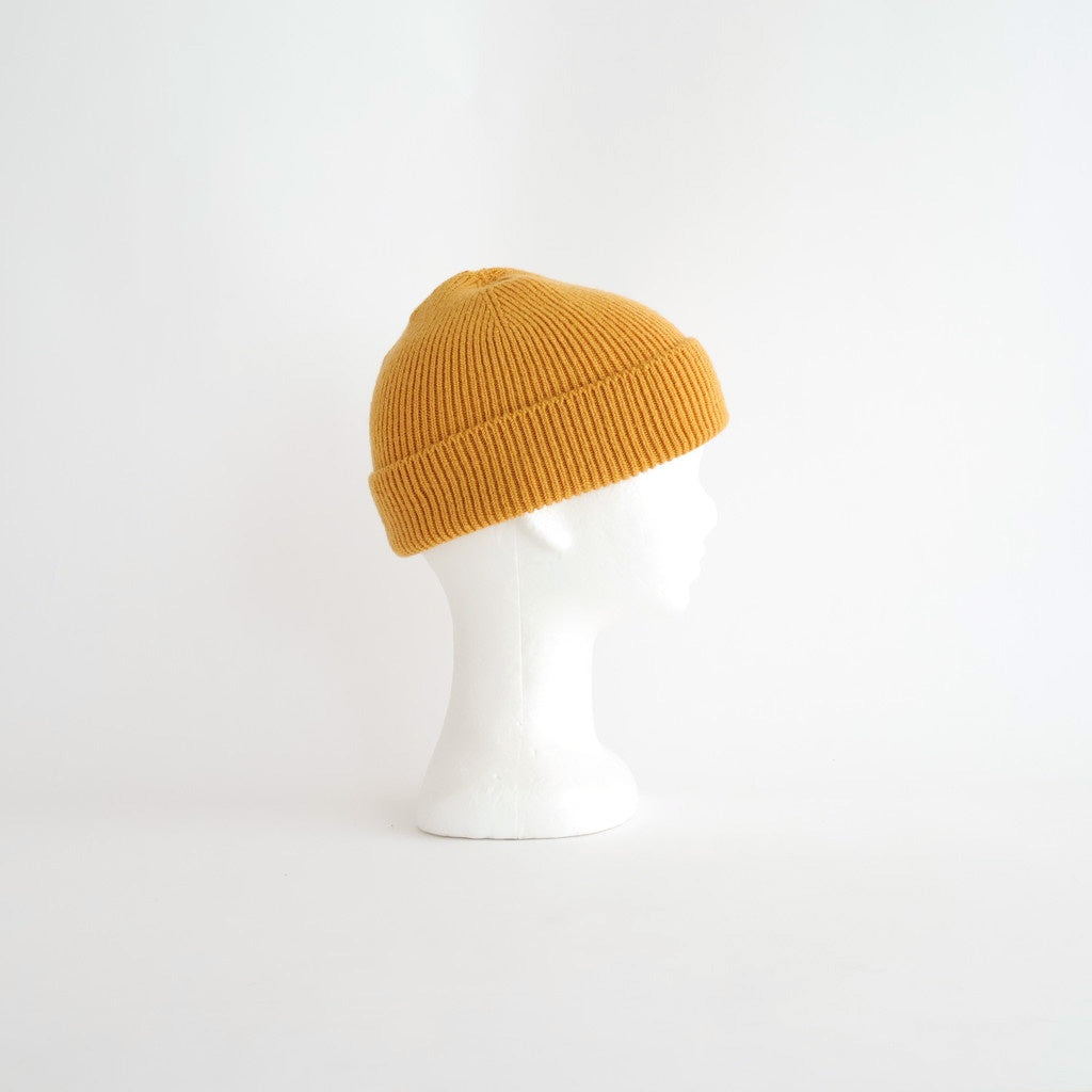 WASHABLE MERINO SEAMLESS BEANIE #YELLOW [R5140-AW25]