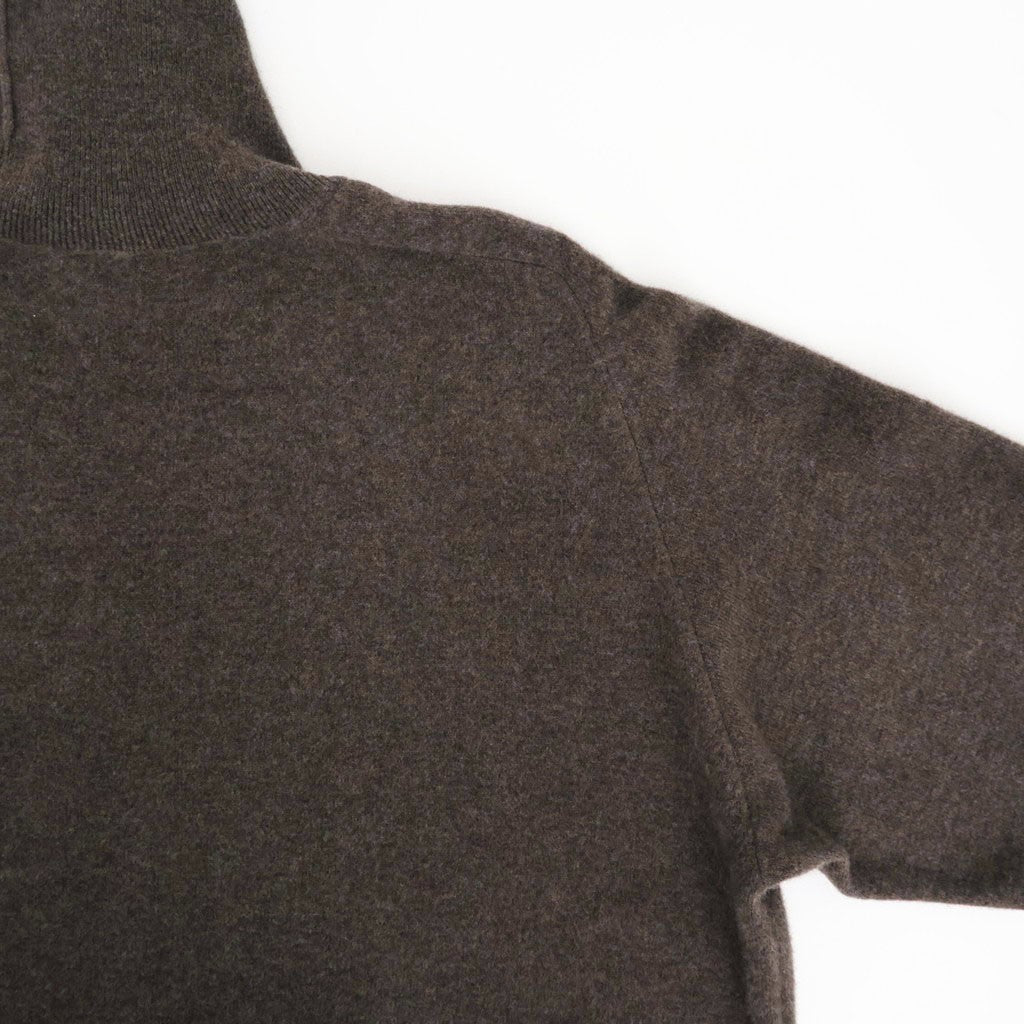 EXTRA FINE WOOL KNIT TURTLE NECK LS #MOCHA [ST.1635]