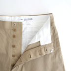 Chino Trousers - Wide Straight #KHAKI [11052601]