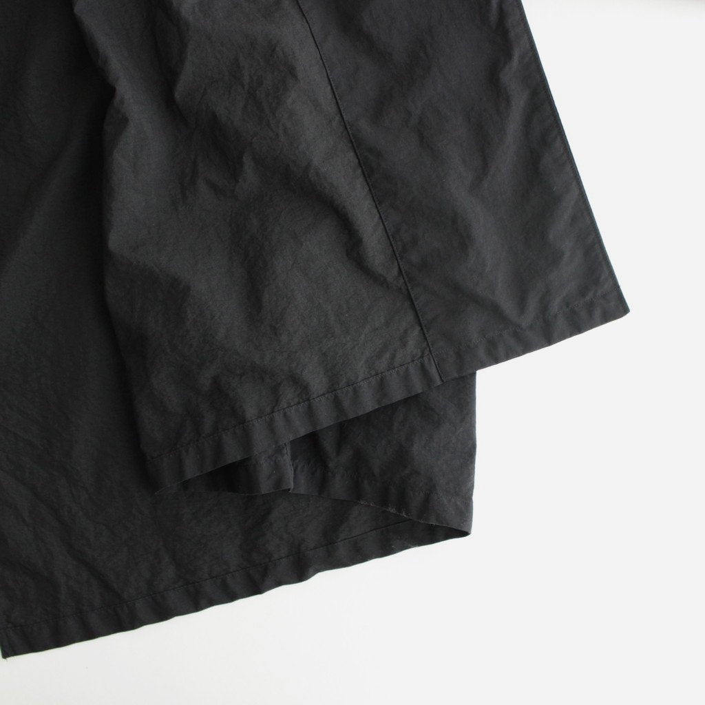 FMFOCT| Nylon Tussor Garment Dye Mod Coat #BLACK [RB_FR1003CT]