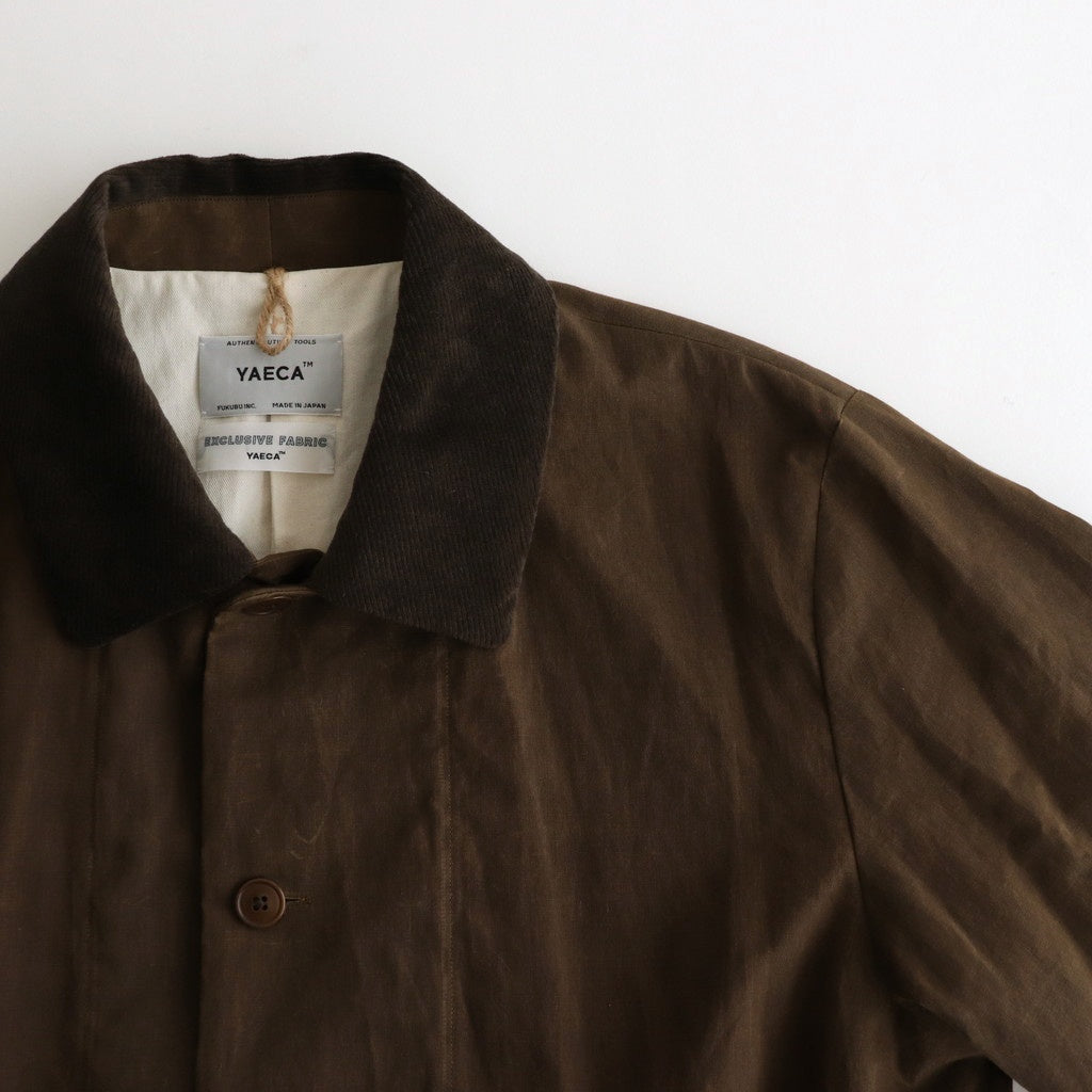 BUTTON JACKET #olive oiled [44553]