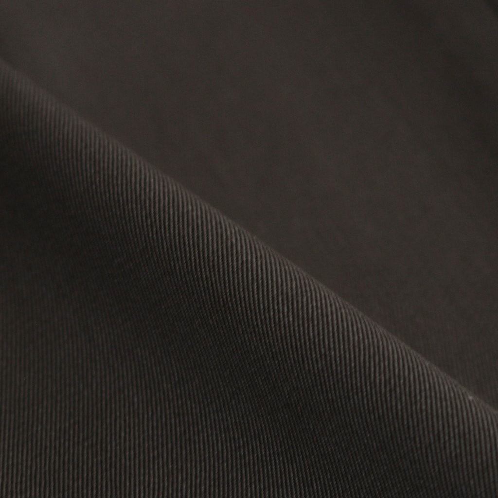 LIGHT WOOL MAX GABARDINE TWO-TUCK SLACKS #TOP BROWN [A24AP03MG]