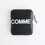 二つ折りZIP財布 - HUGE LOGO #Black [8Z-T021-051]