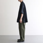 COOLFIBER OPEN COLLAR S/S SHIRT #BLACK [FSC251-50134]