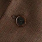 BLUEFACED WOOL JACKET #BROWN RED STRIPE [A25AJ01BS]