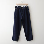 HEMP DENIM PANTS - WIDE TAPERED #indigo [34-10.5H]