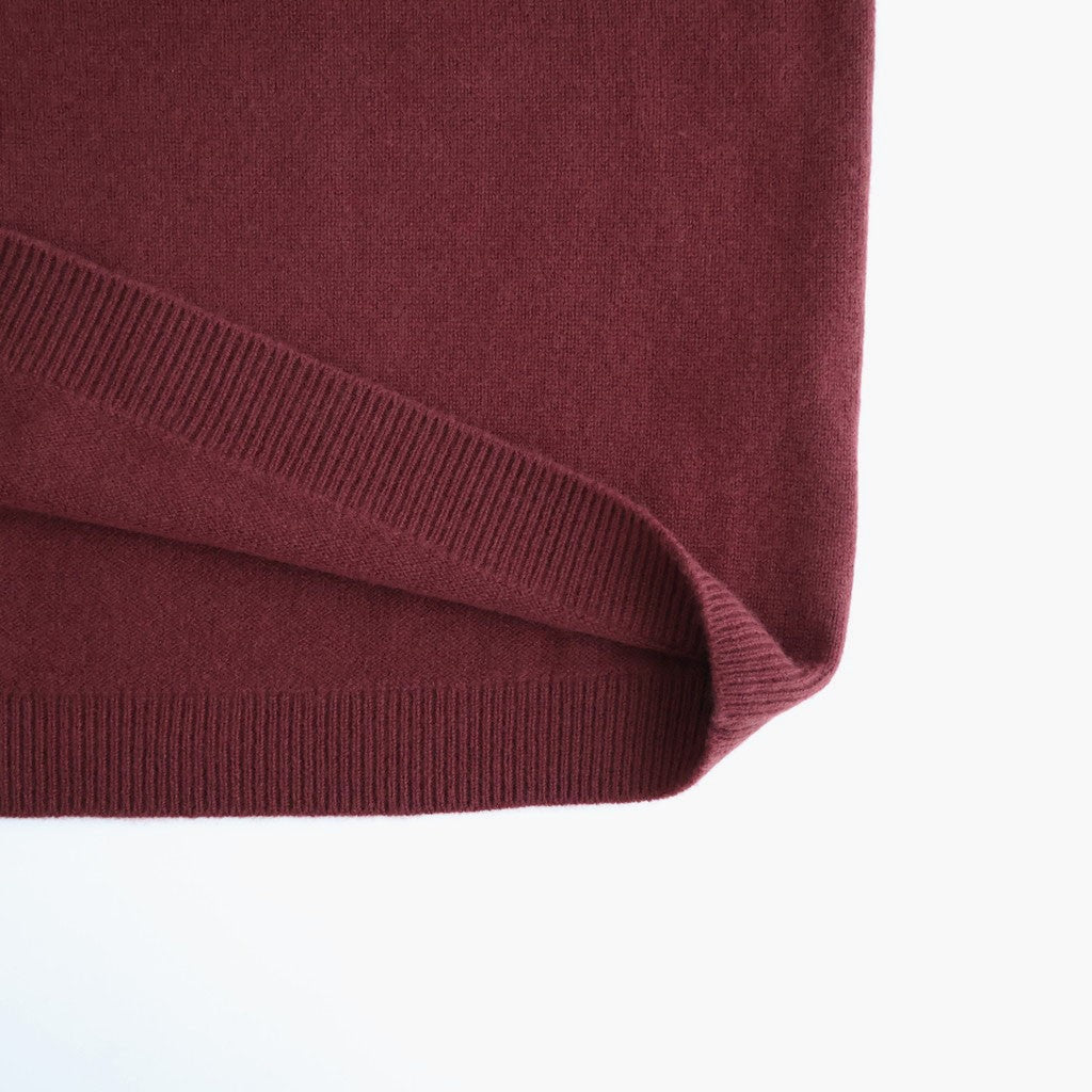 BABY CASHMERE KNIT P/O #RED BROWN [A26AP02BC]