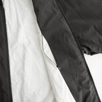 FIBRIL NYLON SATIN FLIGHT JACKET #CHARCOAL GRAY [JKAGLW0200]