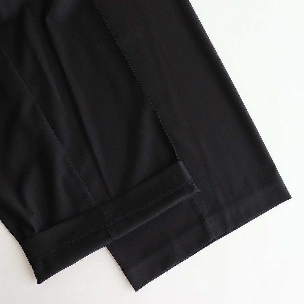 Lightweight Tuck Trousers #BLK [12520704]