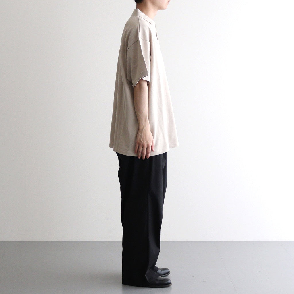 Cotton Pique Jersey S/S Skipper Polo #BEIGE [GU251-70057]