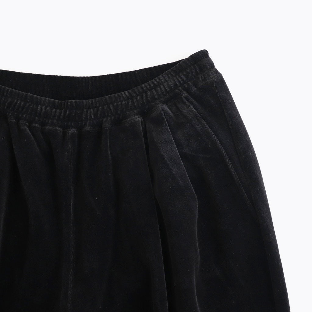 Compact Velour Easy Pants #BLACK [GM253-70406]