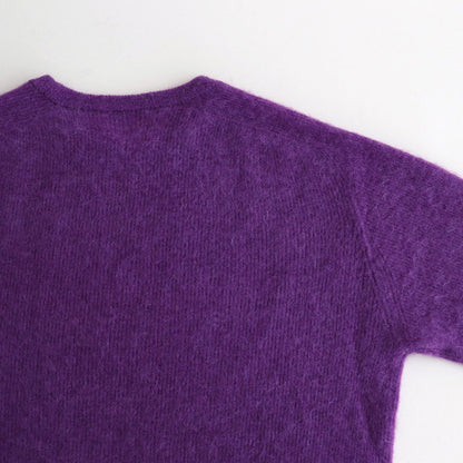 BABY SURI ALPACA SHEER KNIT P/O #PURPLE [A24AP02AK]