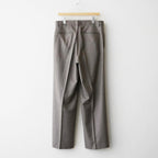 SUPER LIGHT WOOL TWO-TUCK SLACKS #TOP BROWN [A26AP05OS]