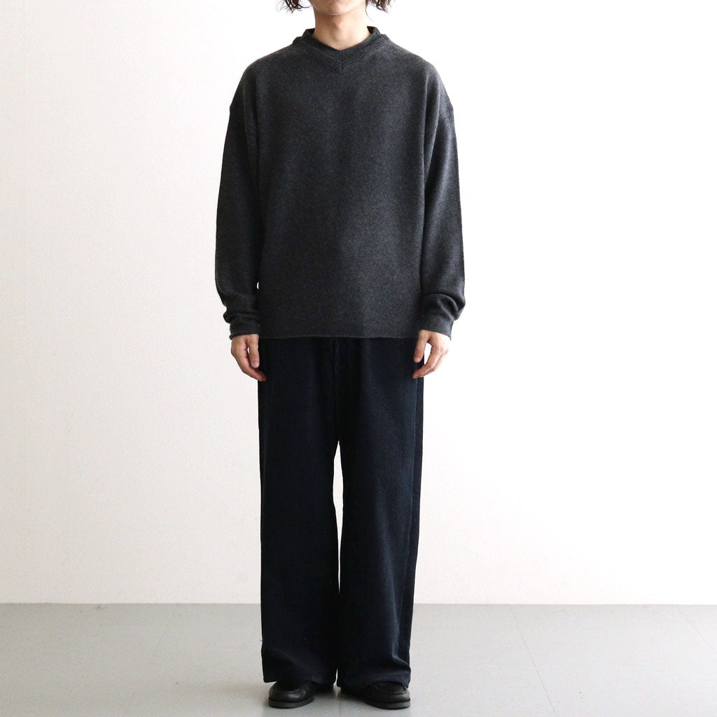 SUMI/INDIGO CORDUROY ASHLEY PANTS #INDIGO [N0059]