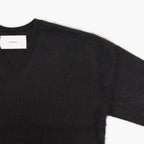 Woolcashmere Vneck Knit #BLK [12620508]