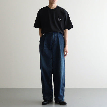 Selvage Denim Belted Pants #DARK FADE [GU243-40192DB]