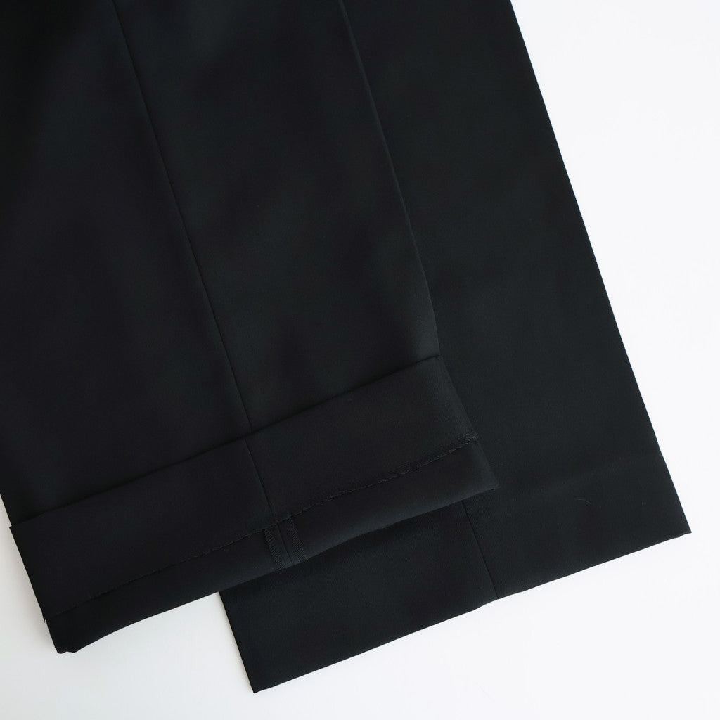3pleated Wide-leg Trousers #BLACK [YK25FW01051P]