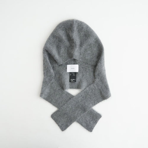 CASHMERE SHAGGY BALACLAVA #GREY [ST.1633]
