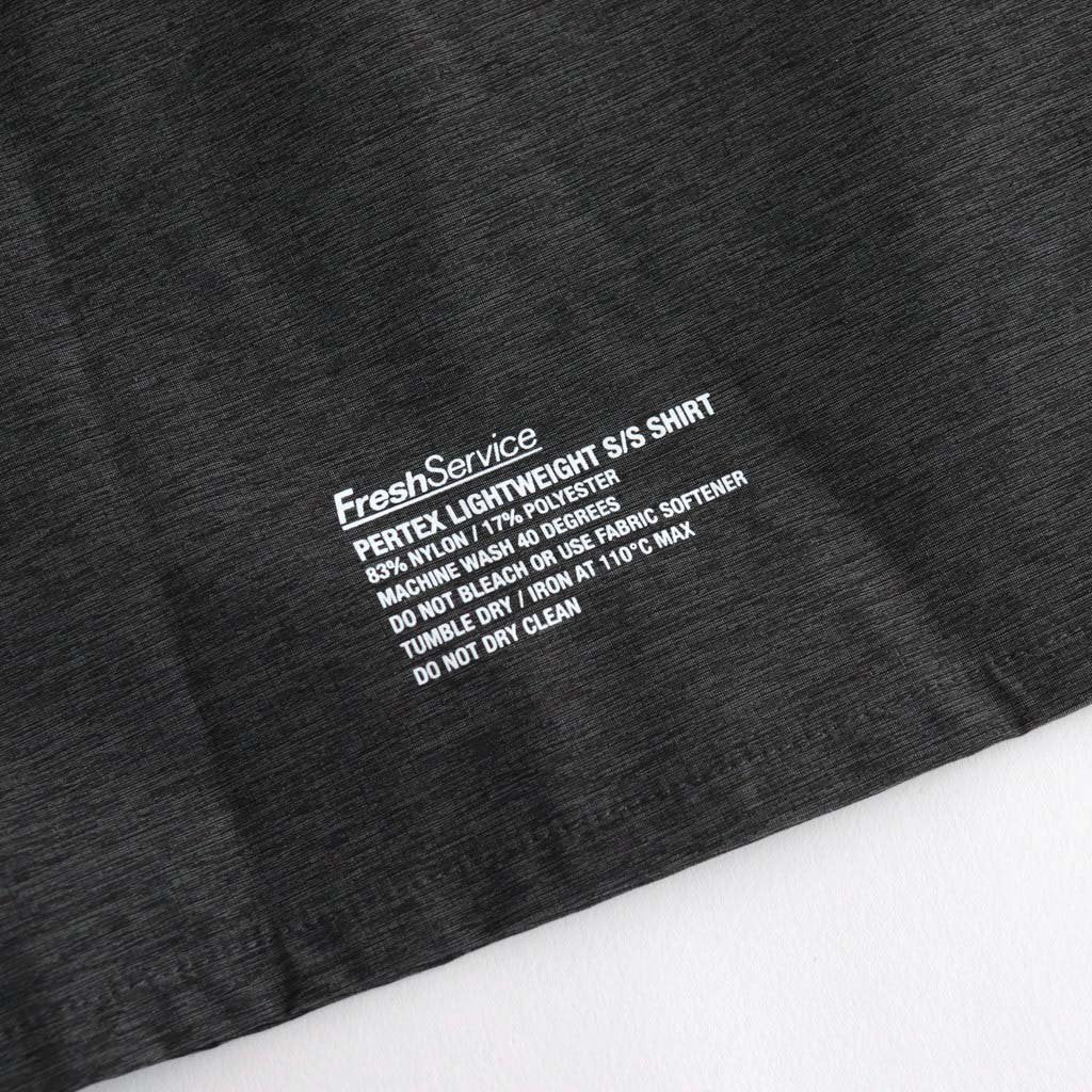 PERTEX LIGHTWEIGHT S/S SHIRT #BLACK [FSW-21-SH_58]