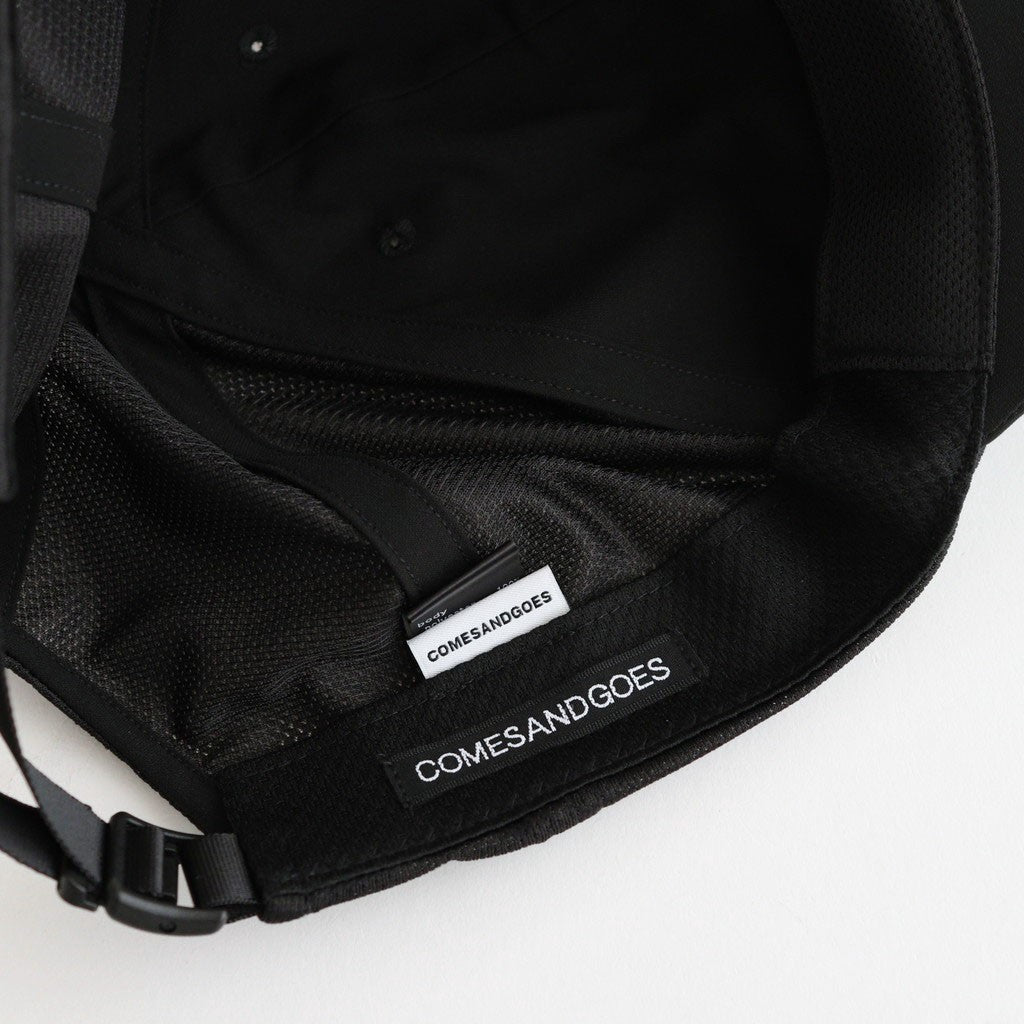 SOLOTEX+COOLMAX STANDARD MESH CAP #BLACK [NO.29320]