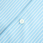 Cotton Poplin Striped Classic Shirt #Blue [OFH010SH12]