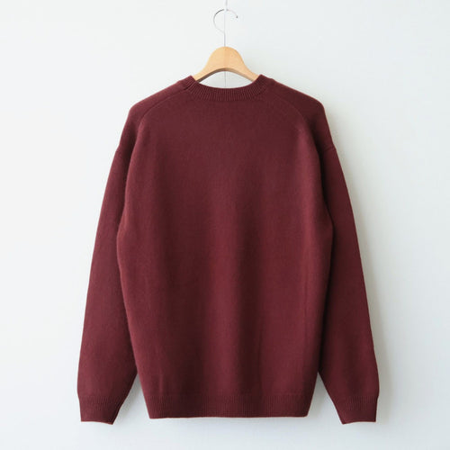 BABY CASHMERE KNIT P/O #RED BROWN [A26AP02BC]
