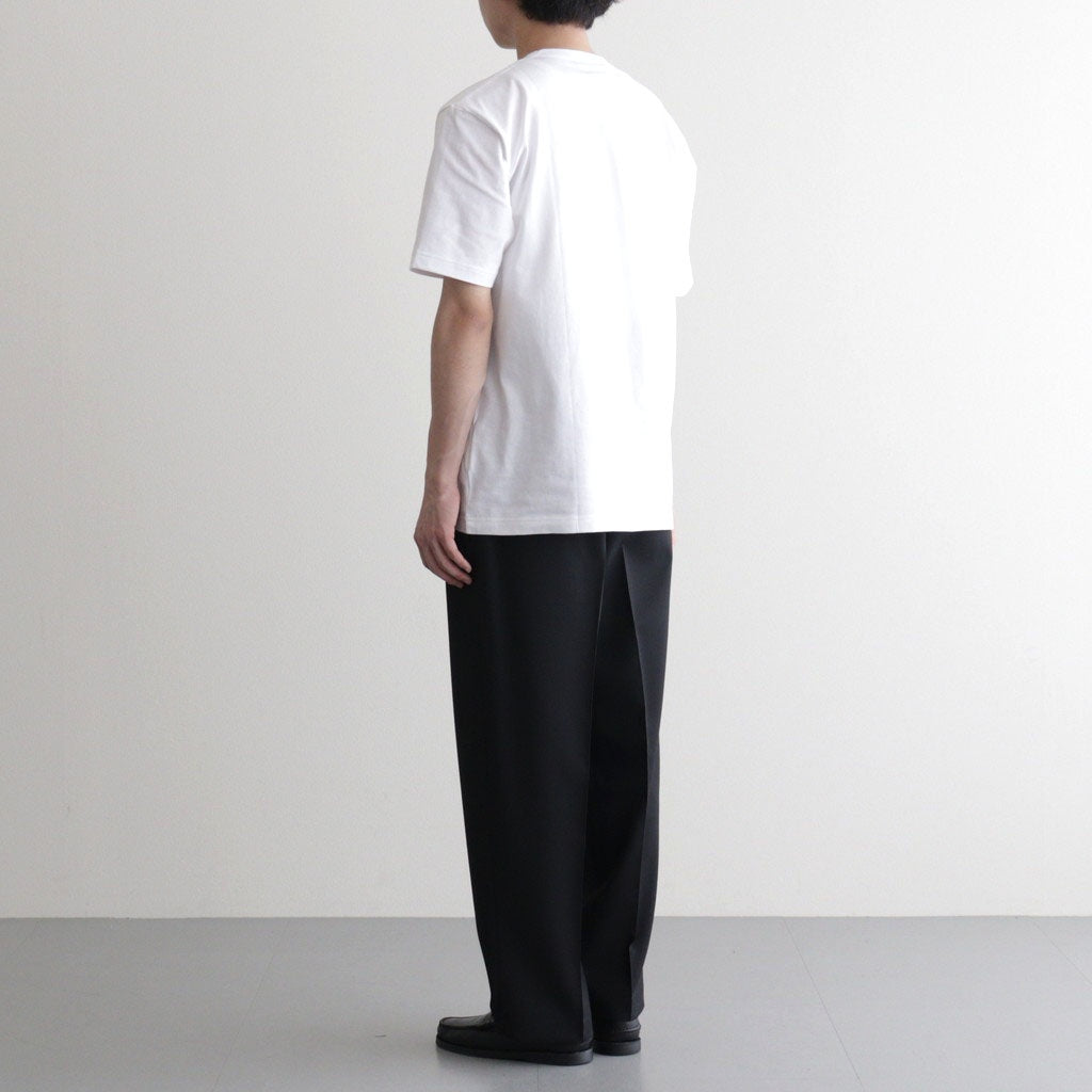 Melange Herringbone Pleated Wide Trousers #BLACK [GM261-40332]