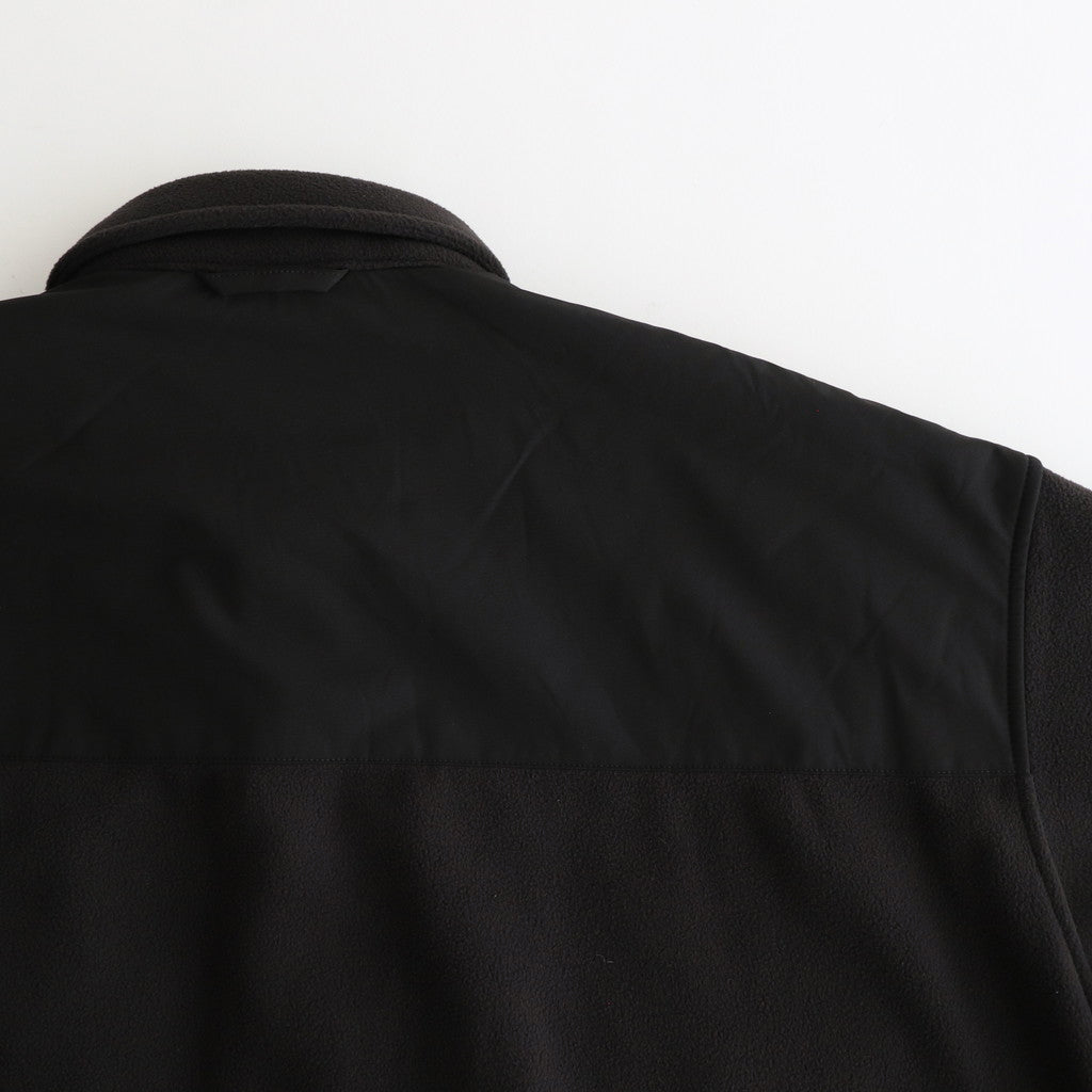 SYNTHETIC FLEECE SHIRT #BLACK [FSC243-30094]