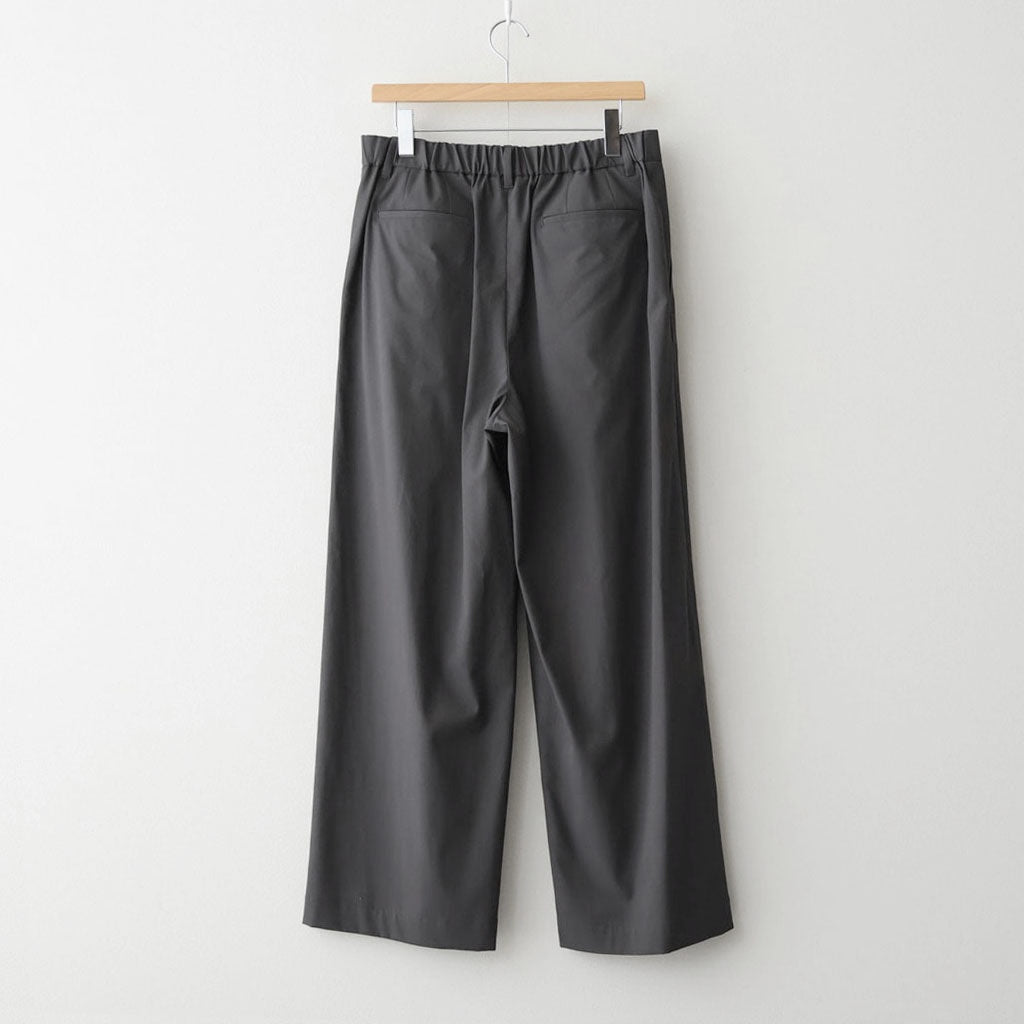 Brushed Cotton Gabardine Wide Straight Pants #CHARCOAL [GM261-40395]
