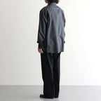 SUPER LIGHT WOOL SHIRT #TOP CHARCOAL [A26AS02OS]