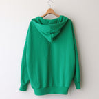 FCDPTD｜製品染＆ポリエステル裏毛 前開きパーカー #THE GREEN [GE_FR0304TD]