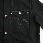 Levi's ウールクロス シャツジャケット #BLACK [WR-J203-051]