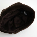 DRY WOOL BOMBER CAP #BROWN [NO.301382]