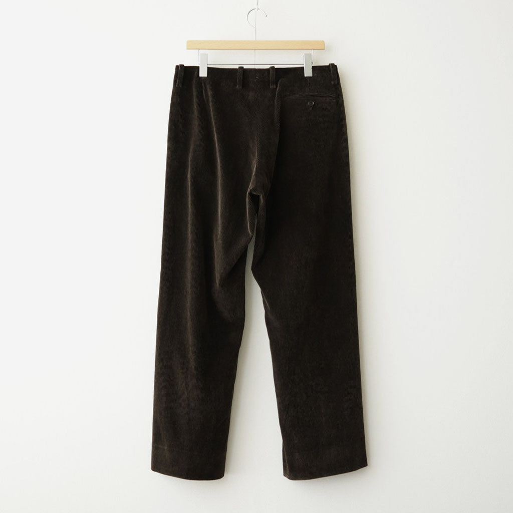 Cotton & Rayon Corduroy Pants #Dark Brown [OFH011PT11]