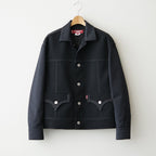 Levi's ウールサージ×キュプラシルク拝絹地 ジャケット #BLACK [WR-J202-051]