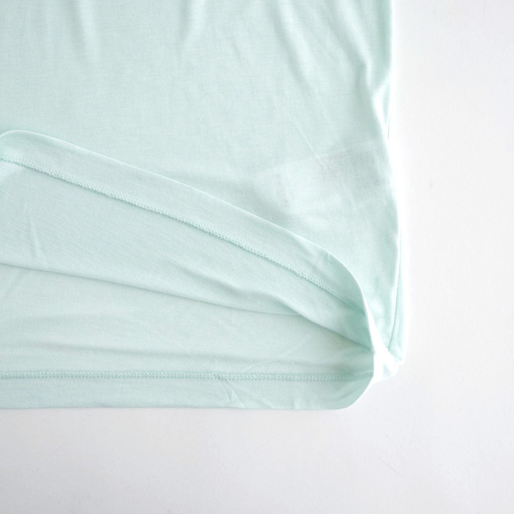 MODAL SILK JERSEY TURTLENECK PULLOVER #MINT [KKAGLW0012]