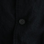 ウールサージ 製品縮絨ジャケット #BLACK [HR-J105-051]