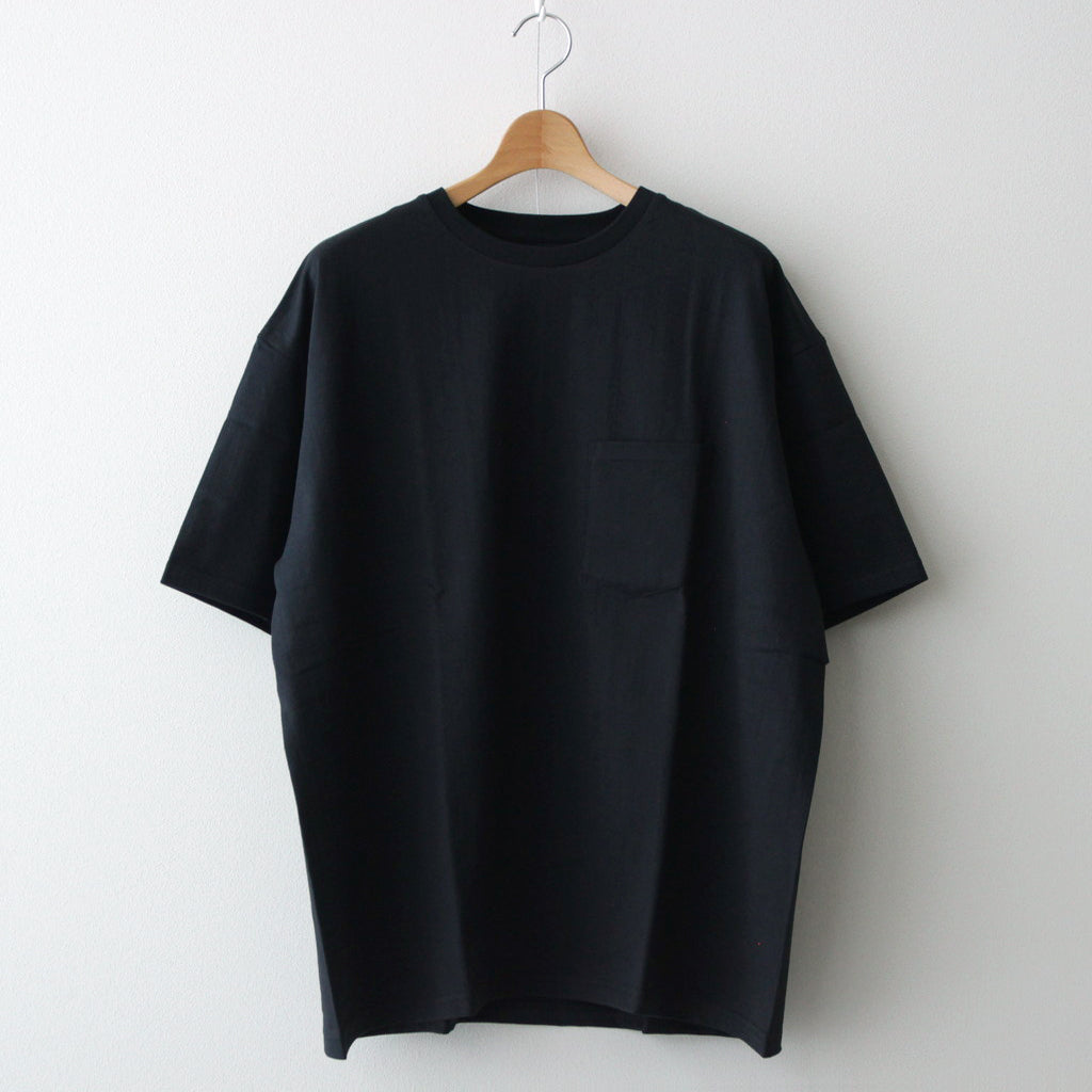 S/S Oversized Pocket Tee #BLACK [GU241-70106B]