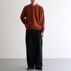 M-G Knit Polo #Brick [2403-012]